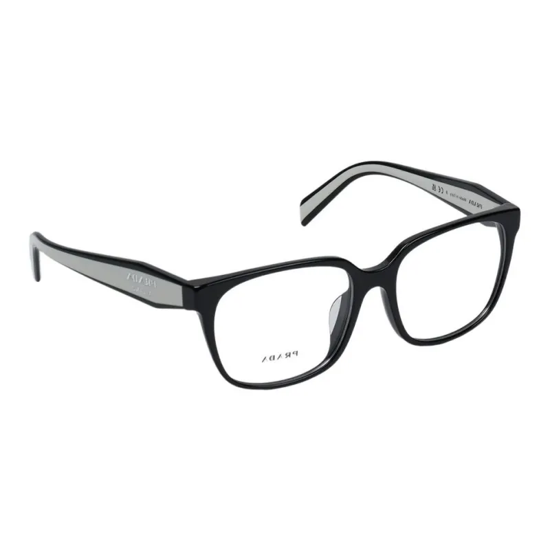 PRADA Irregular Shape Eyeglass Frames Women's Black-1
