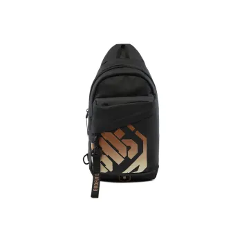 LiNing Polyester Polyurethane PU Sling Bag Regular Unisex Black Gradient