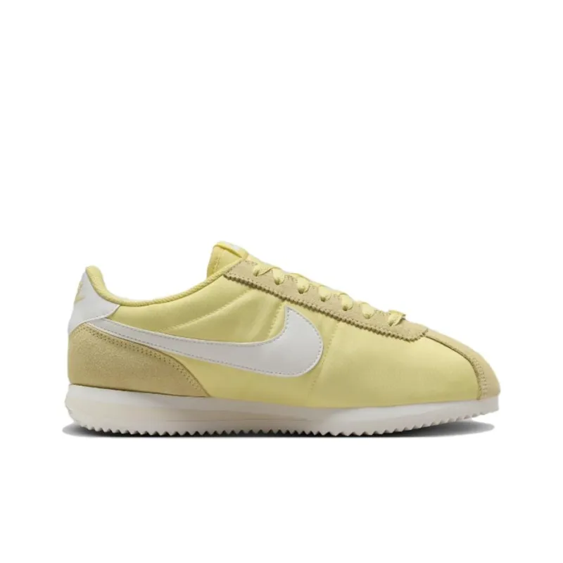 Nike Cortez Txt Soft Yellow Coconut Milk Sail Women's-1