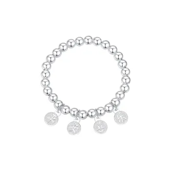 CHOW TAI SENG S990 Silver Bracelets Kids'