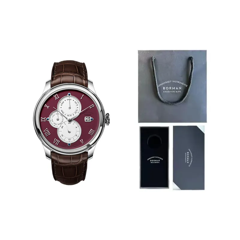 BORMAN Automatic Mechanical Movement Watch Men's Watches Gray Dial-9