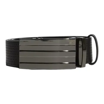 Adidas Leather Belts Men's Black 3.75cm