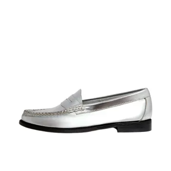 G.H. Bass & Co. Weejuns Penny Loafers Women's Silver