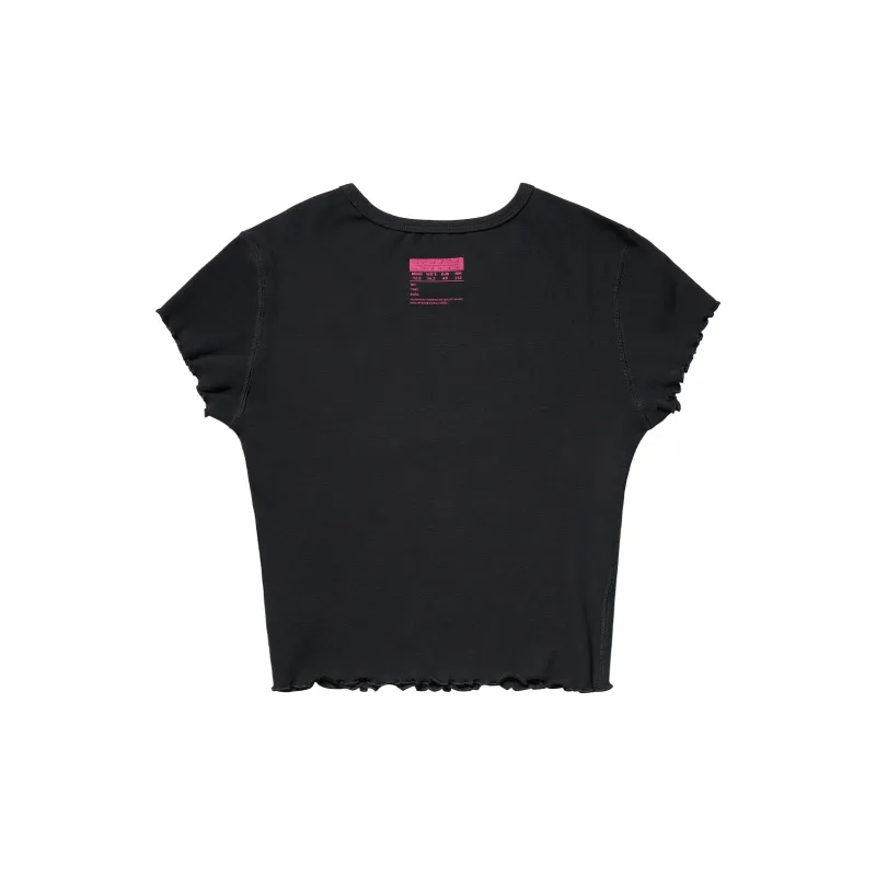VESSEL Drop Shoulder Sleeve T Shirt Women's Black-1