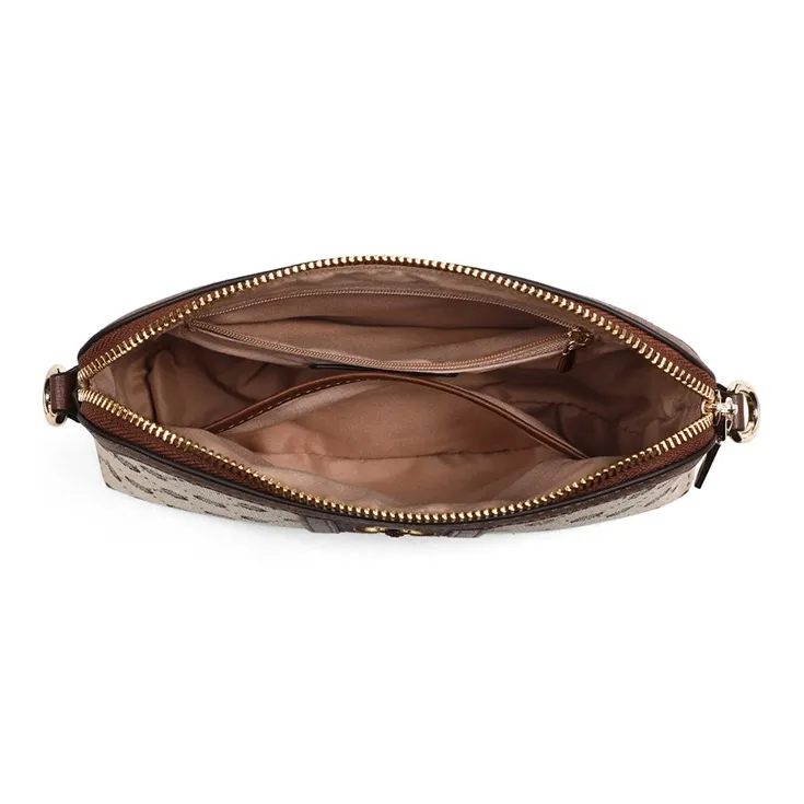 C°BANNER Fabric, Synthetic Leather Shoulder Bag Regular Women's Coffee-3