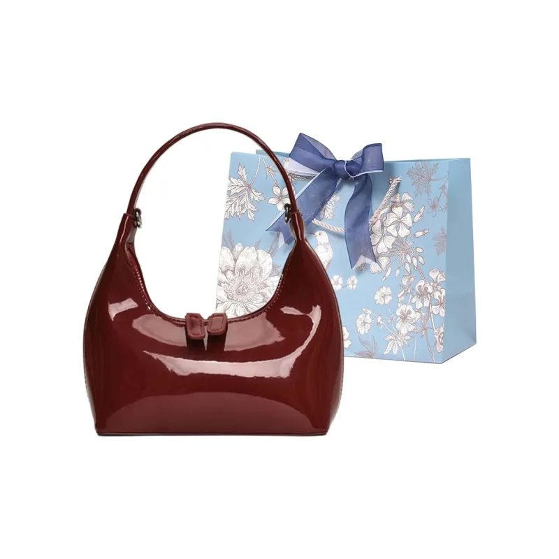 REDOO PU Shoulder Bag Women's Black/White/Red/Pink/Silver-6