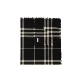 Burberry Check Wool Scarf