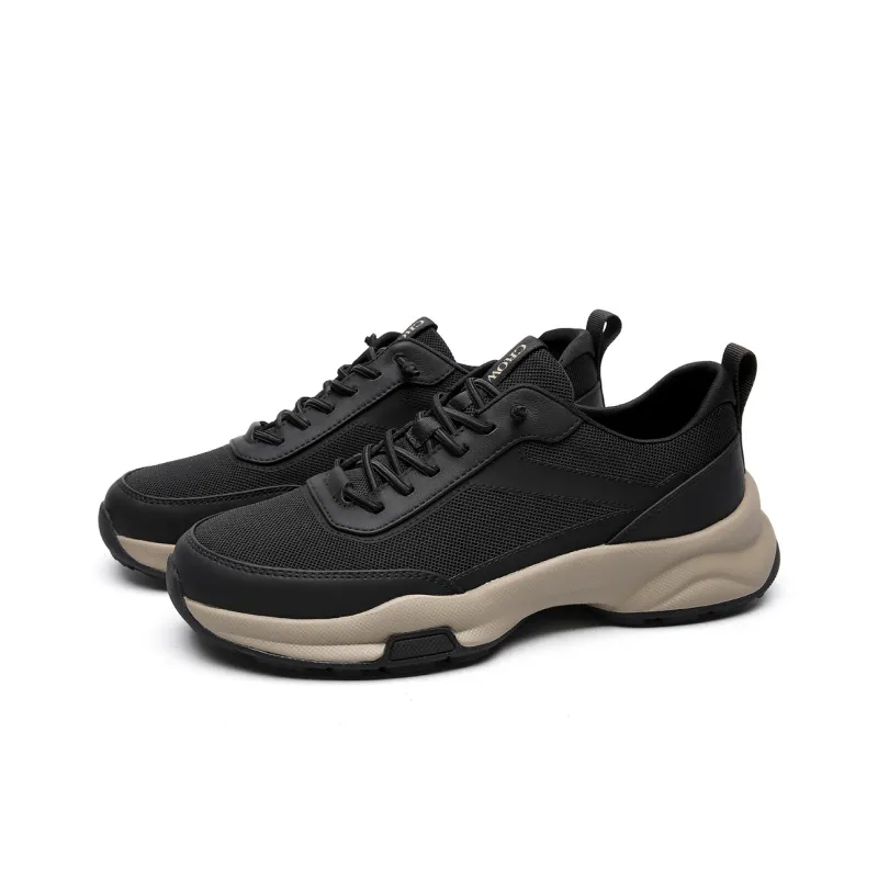 CROWN Anti-Slip Wear-Resistant Low-Top Casual Shoes Men's One Yard Larger-2
