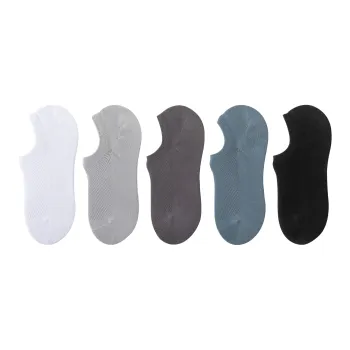 XXLLG No Show Socks Men's 5 Pack