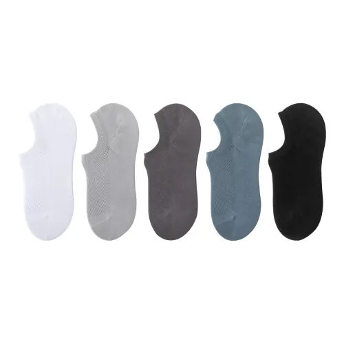 XXLLG No Show Socks Men's 5 Pack