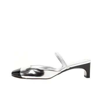 Schutz 60mm Two-tone Metallic Mules Women's
