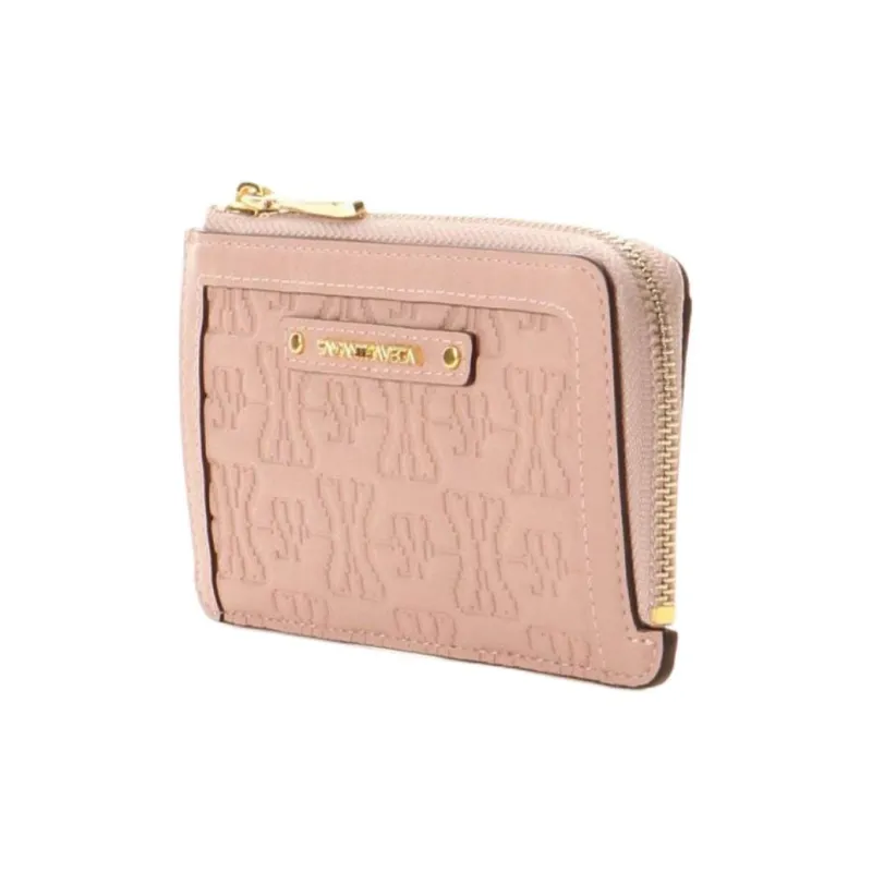 SAMANTHA THAVASA Synthetic Leather Wallet Women's Pink Beige-1
