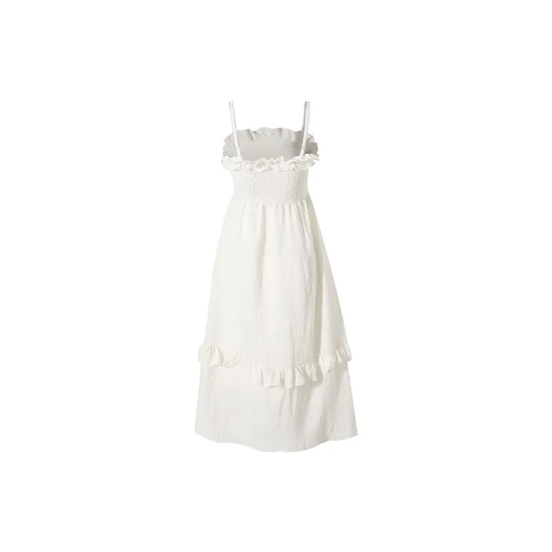 JOSR Slip Dresses Women's White-1