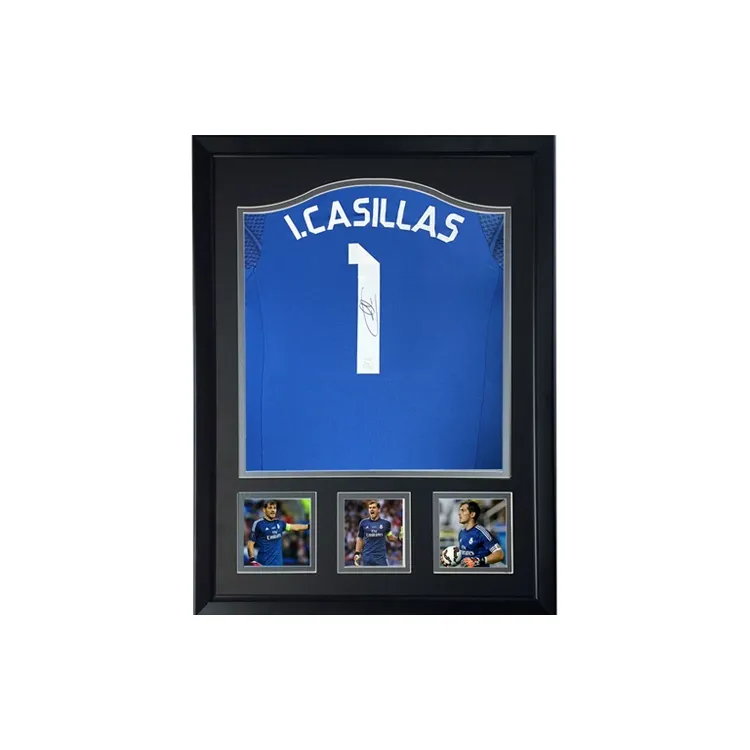 Three For Real Madrid Team Igor Casillas Fernandes Signed Soccer Apparel Jersey With Certificate-0