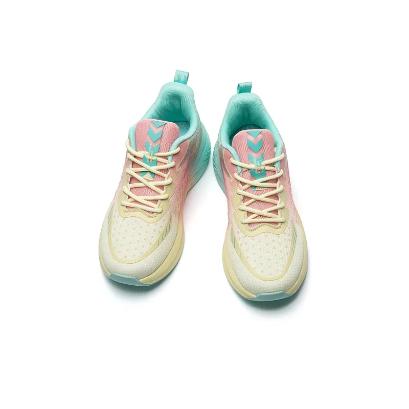 BIANSULONG Running Shoes Unisex Low Top Pink Yellow-1