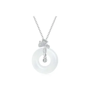 Emerald Dynasty Chalcedony Necklaces Women's