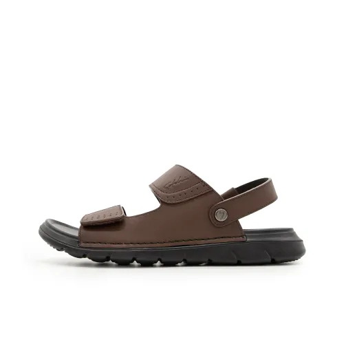 Satchi Beach Sandals Men Brown