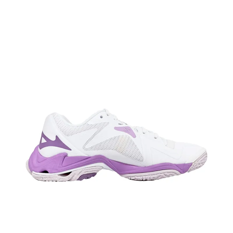 Mizuno Women's Wave Lightning Z8 'White Patrician Purple' Women's-1