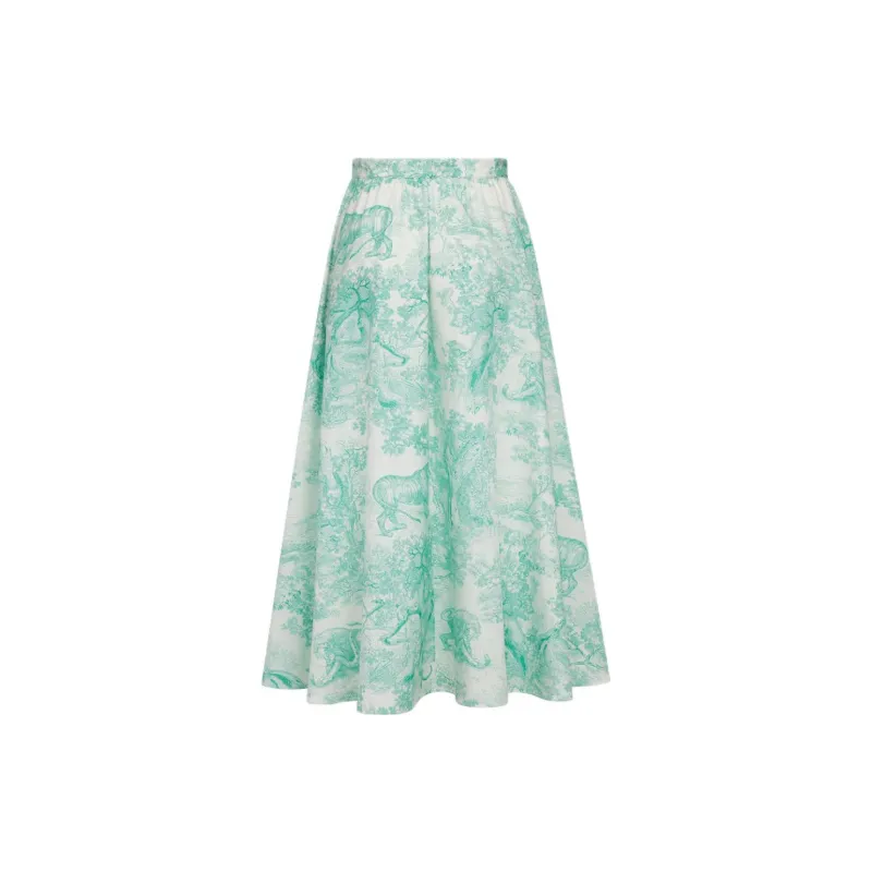 DIOR DIORiviera Trumpet Mid Length Skirt-1