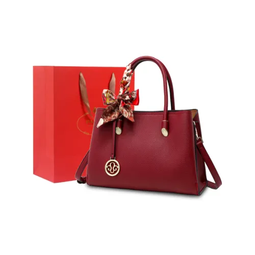 PAYOT Microfiber Synthetic Leather Shoulder Bag Crossbody Bag Handbag Regular Women's Burgundy