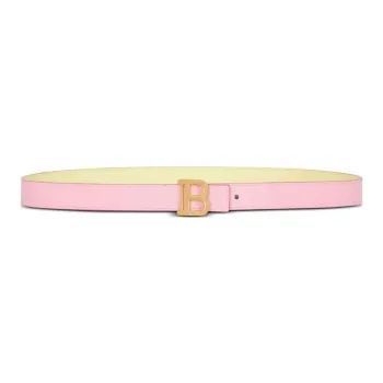BALMAIN B-Belt Reversible Leather Belt
