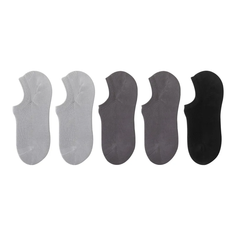 XXLLG No Show Socks Men's 5 Pack-7