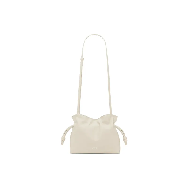LOEWE Flamenco Cow Leather Shoulder Bag, Crossbody Bag, Handbag Mini Women's Sea Salt Color-3