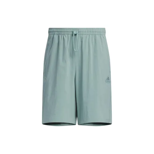 Adidas Lounge Casual Shorts Men Asphalt Gray