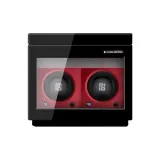 CUBE2+3 Piano Black Shell+2 Pcs Watch Winder