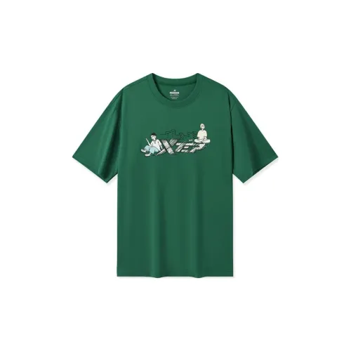 XTEP Vitality Series T-Shirts Unisex Vine Green