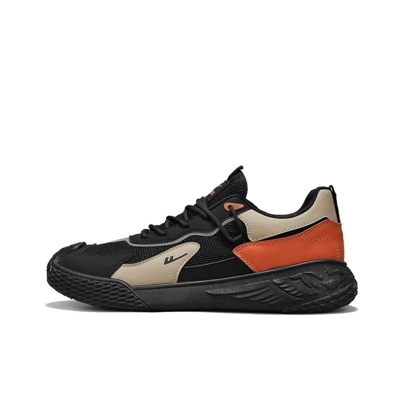 WARRIOR Casual Shoes Men Low Top Beige Khaki Dark Blue/White Dark Blue Dark Gray/Green/Black Khaki Orange-24