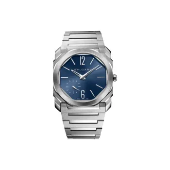 BVLGARI OCTO Wrist Watch Automatic Mechanical Movement Stainless Steel Watchband 40mm Blue Dial Men's Watches