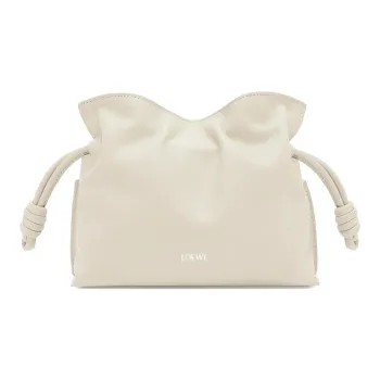 LOEWE Flamenco Cow Leather Shoulder Bag, Crossbody Bag, Handbag Mini Women's Sea Salt Color
