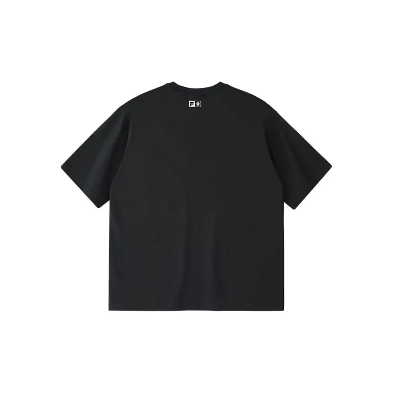 FILA FUSION T Shirts Unisex Undercurrent Black-1