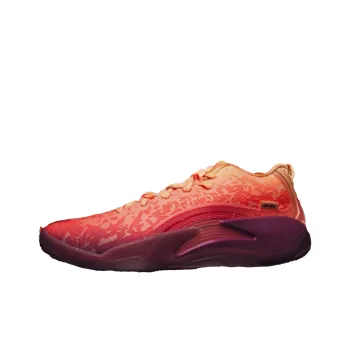 Jordan Zion 3 Cushioning Anti-Slip And Wear-Resistant Low-Top Basketball Shoes Unisex Red Orange