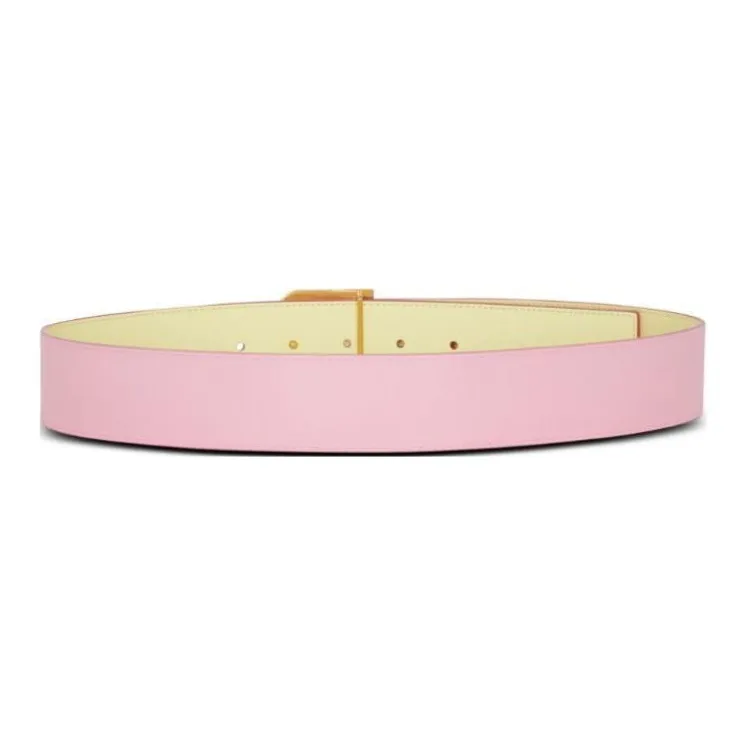 BALMAIN B Belt Reversible Leather Belt-1