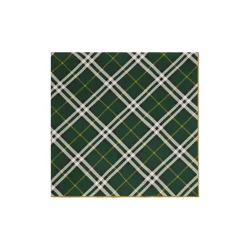 Burberry Check Printed Finished Edge Scarf