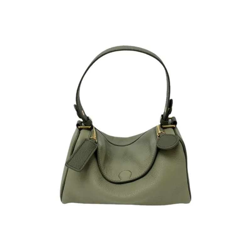 BLAKE FLEETO Top Grain Cow Leather Pillow Bag, Shoulder Bag, Crossbody Bag, Handbag Women's Multicolor-6
