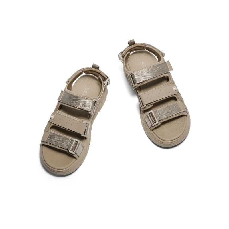 Senda Beach Sandals Men Black/Apricot-7