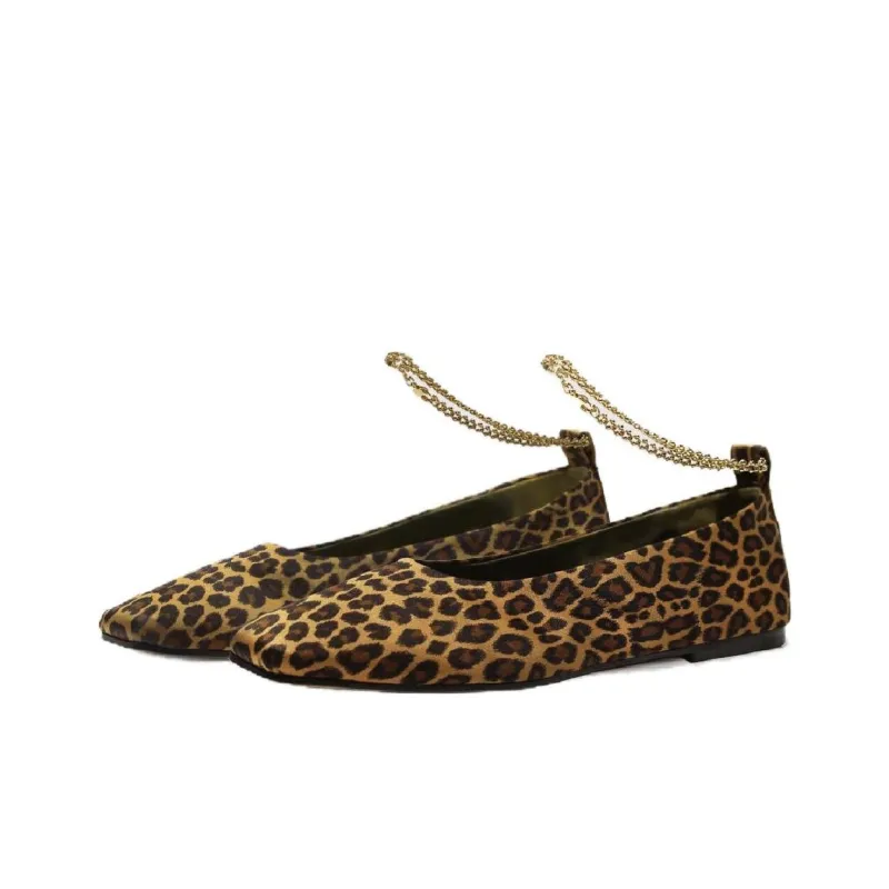 Maria Luca Augusta Leopard-print Ballerina Shoes-2