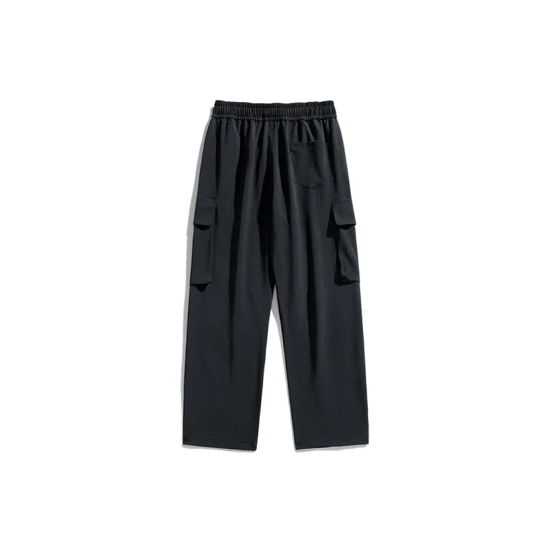 ELNHEN Cargo Pants Unisex Black-1