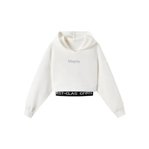 EICHITOO Sweatshirt Set Women's Raw White Trim