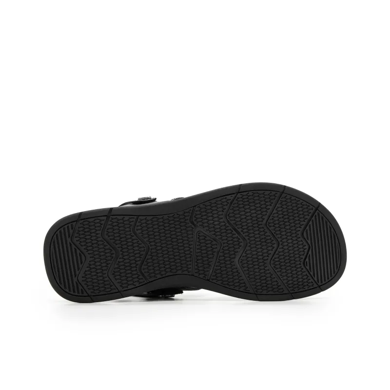 Satchi Slip Resistant Slide Slippers Men's Black-5