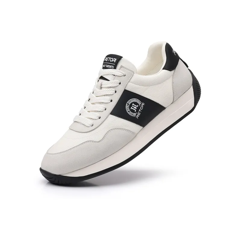 Abango Casual Shoes Unisex Low Top White/Black-1