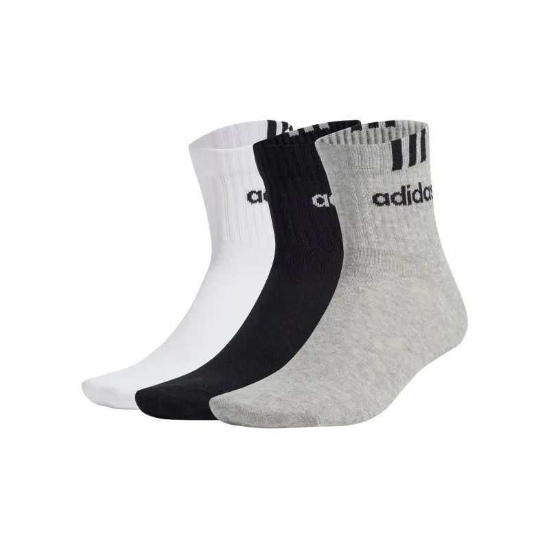 Adidas Mid Calf Socks Unisex 3 Pack-0