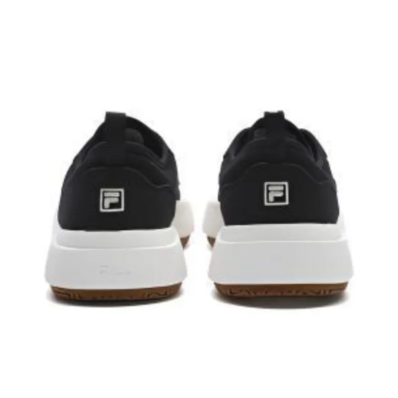 FILA JELLYFISH Anti-Slip And Wear-Resistant Height Increasing Low-Top Canvas Shoes Men's Black-4
