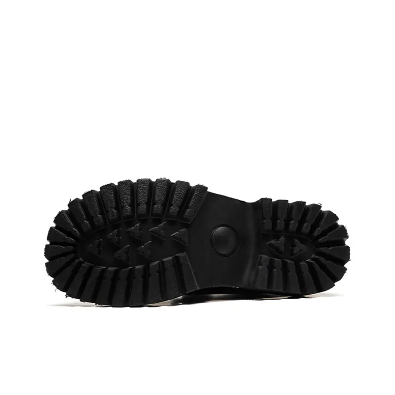 Lady's House Dress Shoes Men's Black-5