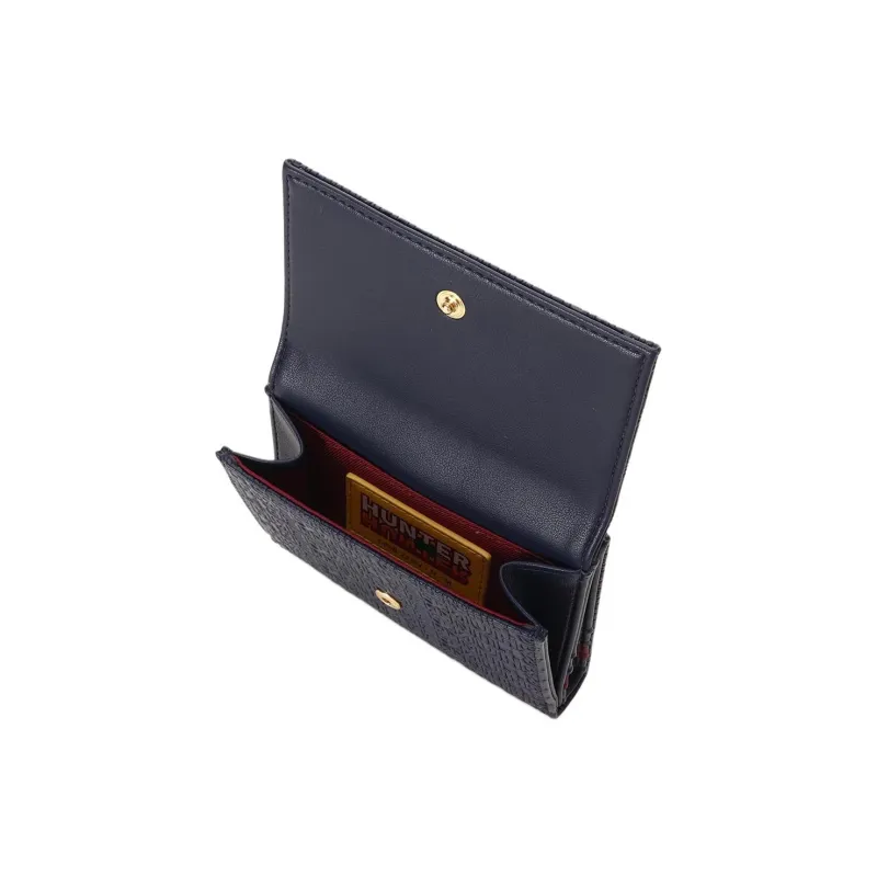 SAMANTHA THAVASA × HUNTER×HUNTER Collaboration Synthetic Leather Wallet Women's Marine-4