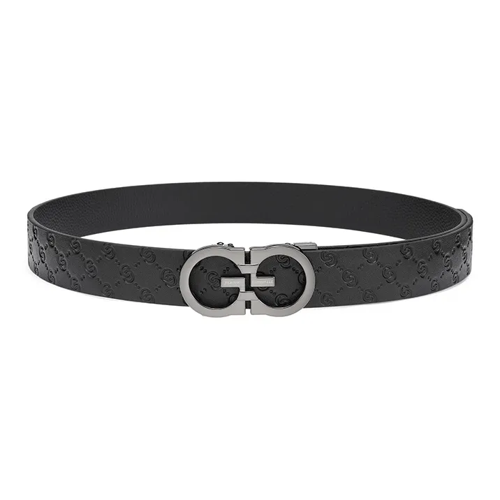 FAIRWHALE Top Grain Cow Leather Belt Men's Width 3.5CM-2