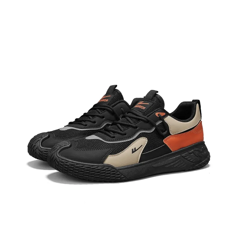 WARRIOR Casual Shoes Men Low Top Beige Khaki Dark Blue/White Dark Blue Dark Gray/Green/Black Khaki Orange-26